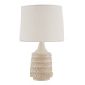 Better Homes &amp; Gardens 17"H Reactive Glaze Ceramic Table Lamp with White Fabric Shade