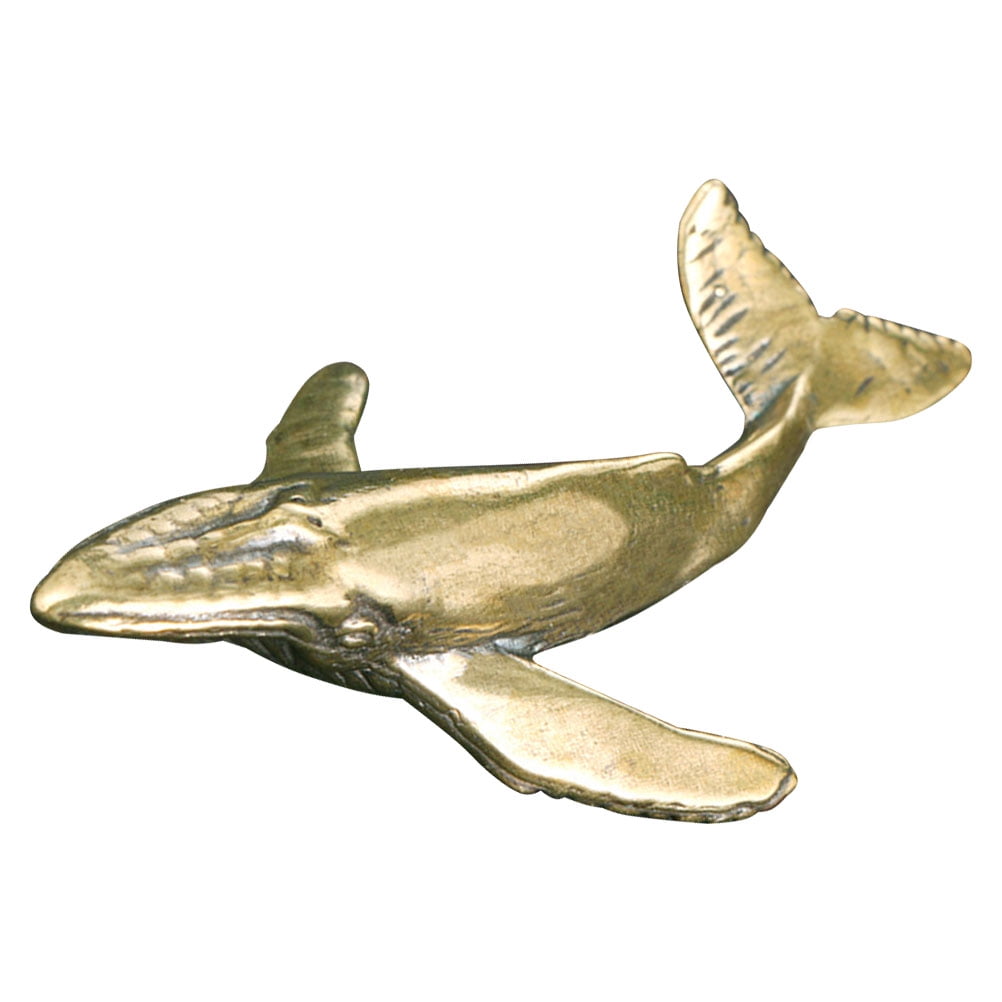 5 Count Whale for Desktop Figurine Marine Shark Decor Decoration Office Golden