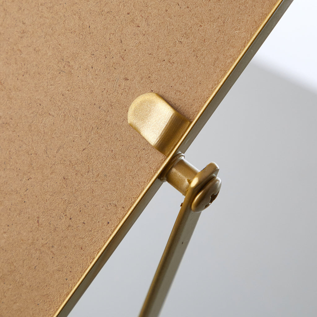 Home Decor Collection Stylehouse Gold Table Mirror with Storage