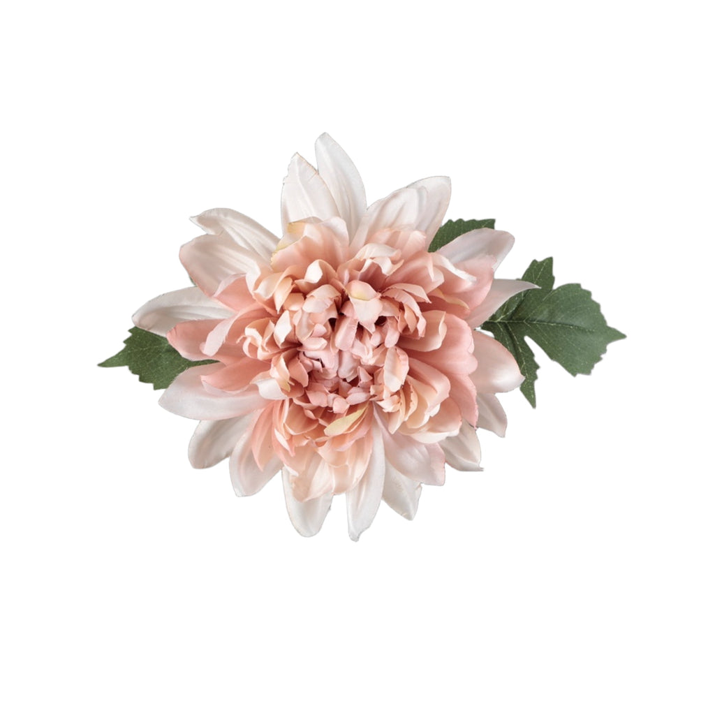 Home Decor Collection 10.25" Pink Faux Peony in Glass Vase