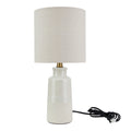 Better Homes &amp; Gardens 17" Reactive Glaze Ceramic Table Lamp with Off-White Shade